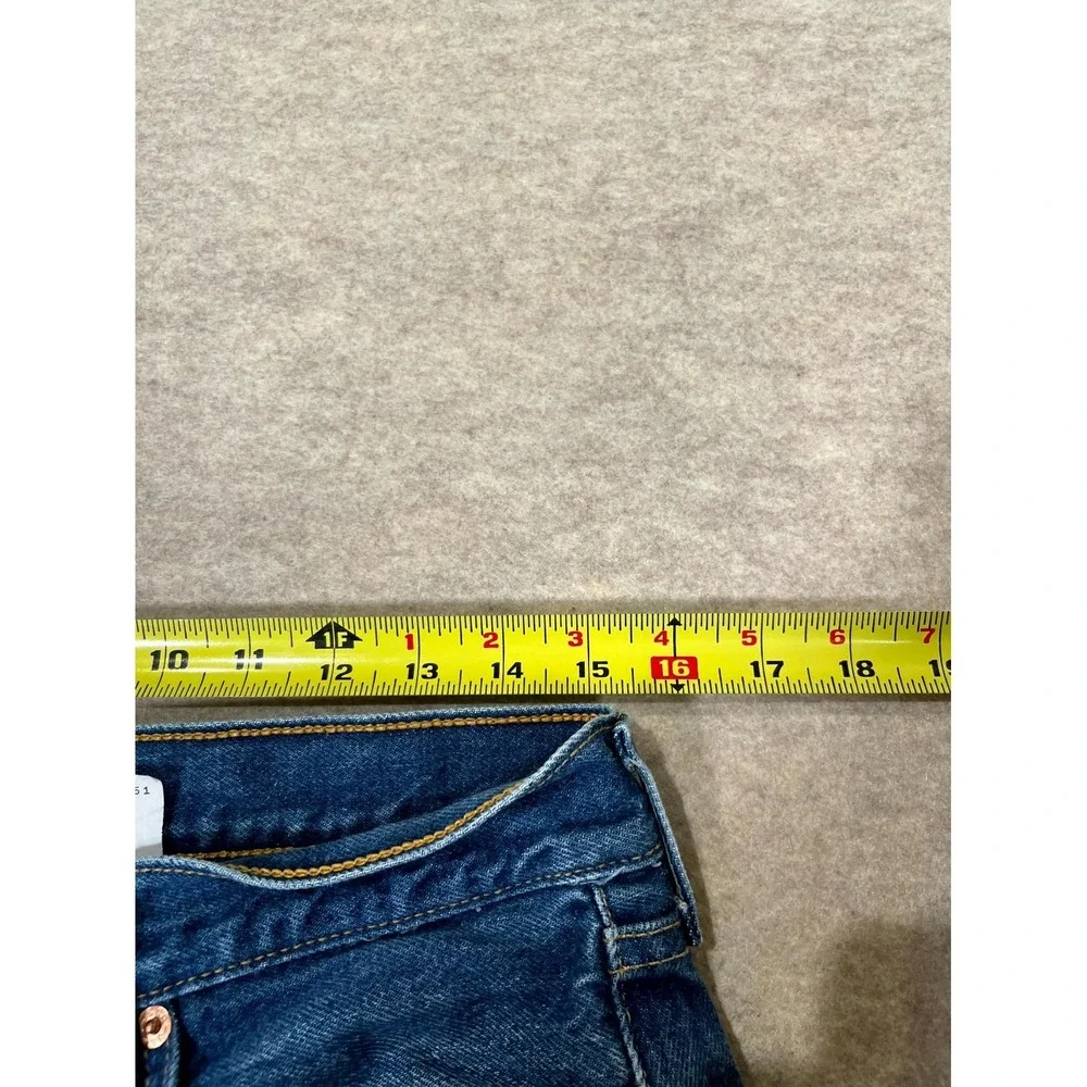 Levi's 501 Jeans Men‎ 34x32 Blue Denim Cotton 5-Pockets Straight Leg Mid Rise
